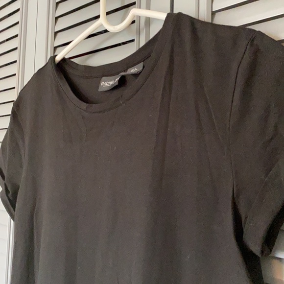 Rachel Zoe : Black Cropped Tee - Small - Picture 2 of 9